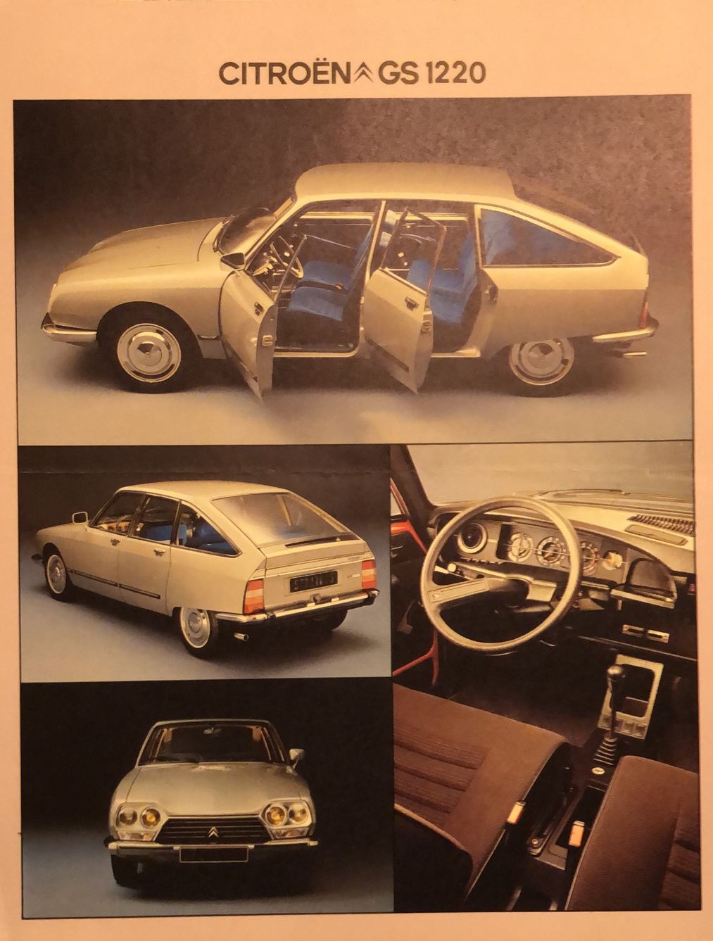 citroen gs brochure