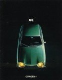 citroen gs brochure