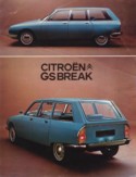 citroen gs brochure