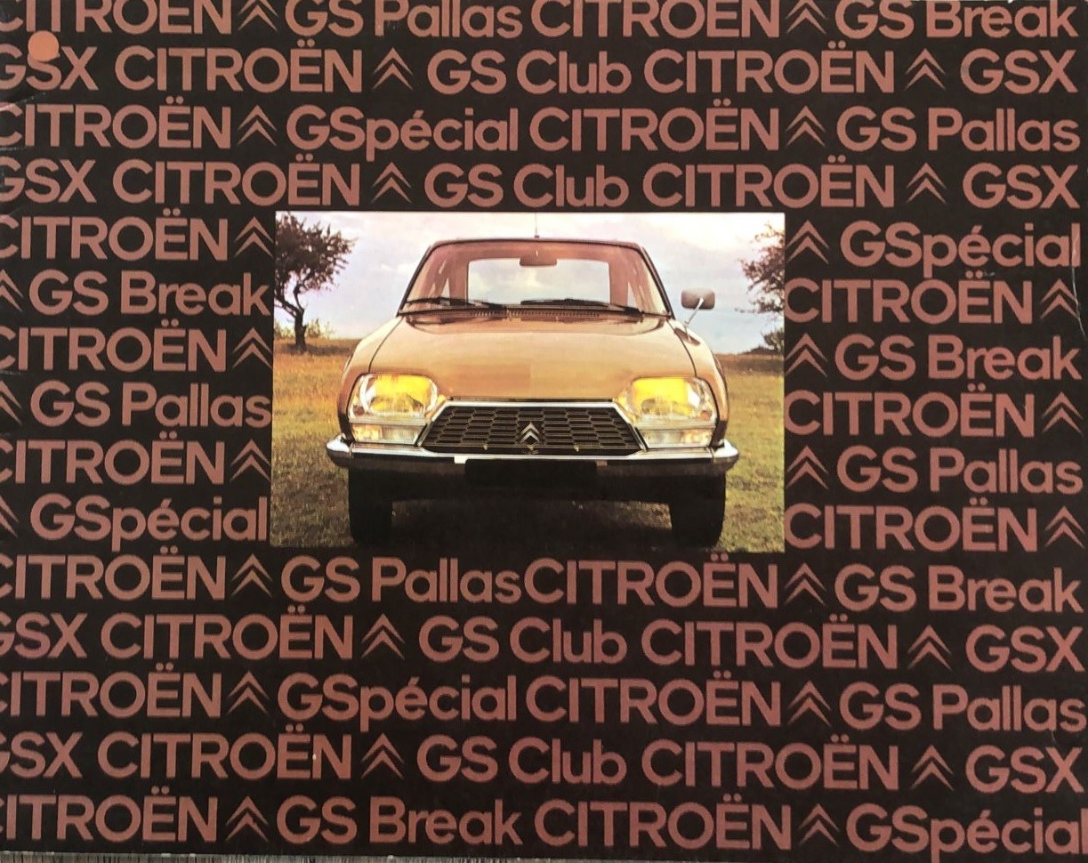 citroen gs brochure
