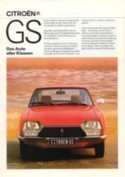 citroen gs brochure