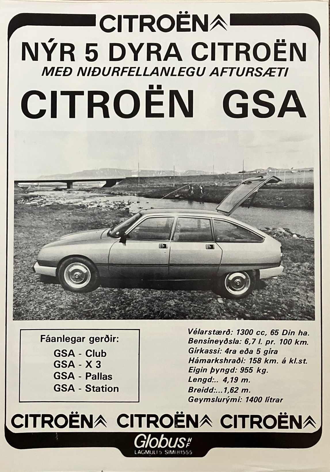 citroen gs brochure
