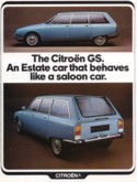 citroen gs brochure