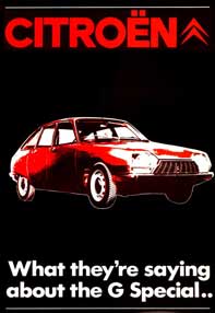 citroen gs brochure