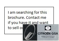 citroen gsa brochure