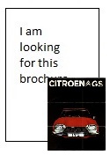citroen gs brochure